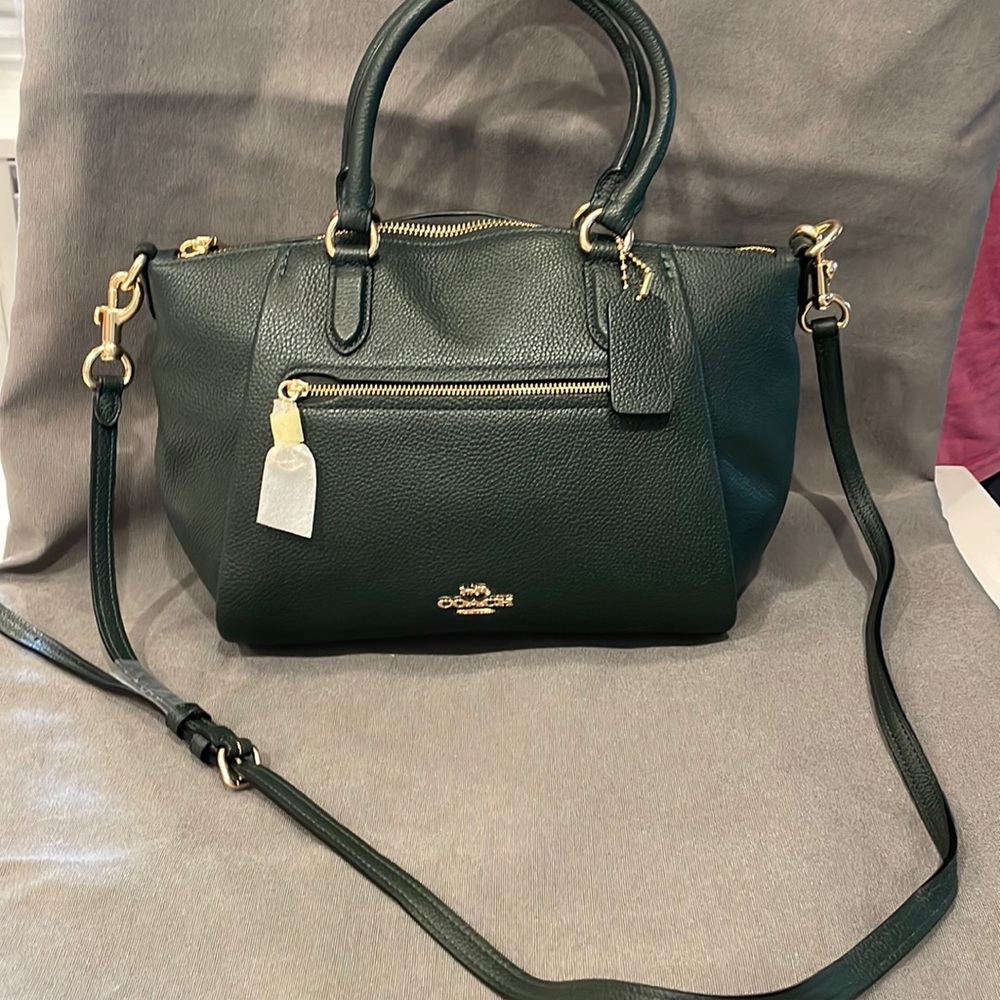 Hand bag with shoulder strap